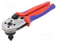 Tool: for crimping; 22AWG÷12AWG; 0.35÷3mm2; 230mm; connectors; DT KNIPEX