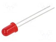 LED; red; 5mm; 50÷100mcd; 30°; Front: convex; 1.75÷2.2VDC KINGBRIGHT ELECTRONIC