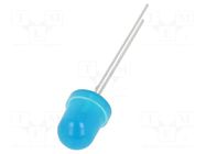 LED; blue; 8mm; 780mcd; 60°; Front: convex; 2.6÷3.4VDC; No.of term: 2 LUCKYLIGHT