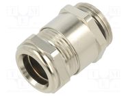 Cable gland; M20; 1.5; brass; SKINDICHT® SHVE LAPP