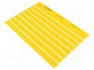 Label; 20mm; 8mm; yellow; self-adhesive; -40÷150°C; FLEXIMARK® LAPP