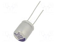 Capacitor: hybrid; THT; -55÷125°C; Ø10x12mm; 220uF; 50VDC; ±20% SAMWHA