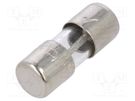 Fuse: fuse; time-lag; 0.5A; 350VAC; cylindrical,glass; 5x15mm; 2JS BEL FUSE