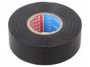 Tape: electrical insulating; W: 25mm; L: 25m; Thk: 0.15mm; black TESA