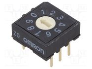 Encoding switch; DEC/BCD; Pos: 10; THT; Rcont max: 200mΩ; A6R OMRON Electronic Components