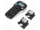 Label printer; Keypad: QWERTY; Display: LCD; LabelManager 160 DYMO