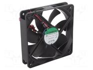 Fan: DC; axial; 24VDC; 120x120x25mm; 158m3/h; 40.5dBA; ball; 2700rpm SUNON