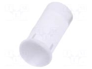 Fiber for LED; Ø3mm; L: 5mm; round; Front: convex; straight; PLP2 BIVAR