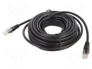 Patch cord; RJ45 plug,both sides; U/UTP; 5e; stranded; CCA; 10m GEMBIRD