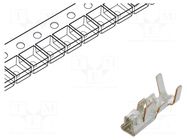 Contact; female; phosphor bronze; tinned; 0.08÷0.33mm2; crimped JST