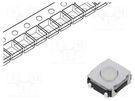 Microswitch TACT; SPST-NO; Pos: 2; 0.05A/12VDC; SMT; 1.77N; 3.5mm E-SWITCH