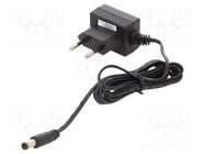 Power supply: switching; mains,plug; 15VDC; 0.4A; 6W; Plug: EU; 80% MEAN WELL