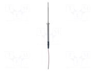 Probe: T-type temperature; -50÷350°C; Probe dia: 4mm; Len: 1.3m TESTO