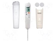 Meter: temperature; digital; LCD; -50÷275°C; Resol: 0.1°C; IP67 TESTO