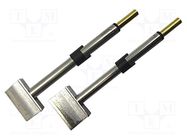 Tip; cutting,bent; 20.6mm; 413°C; for soldering station; 2pcs. METCAL