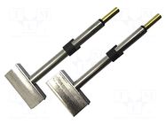 Tip; cutting,bent; 28mm; 413°C; for soldering station; 2pcs. METCAL