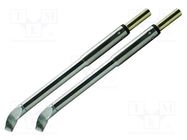 Tip; cutting,bent; 3.2mm; 413°C; for soldering station; 2pcs. METCAL