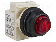 Switch: push-button; 30mm; Stabl.pos: 1; SPDT; red; LED; IP66; 9001SK SCHNEIDER ELECTRIC