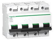 Circuit breaker; 230/400VAC; 63A; Poles: 4; for DIN rail mounting SCHNEIDER ELECTRIC