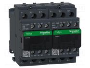 Contactor: 3-pole reversing; NO x3; Auxiliary contacts: NC + NO SCHNEIDER ELECTRIC