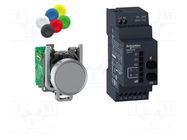 Switch: push-button; 22mm; Stabl.pos: 1; none; IP66; flat; Pos: 2 SCHNEIDER ELECTRIC