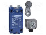 Limit switch; lever R 41mm, plastic roller Ø22mm; NO + NC; 10A TELEMECANIQUE SENSORS