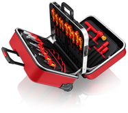 KNIPEX 98 99 15 Toolbox "BIG Twin Move RED" Electric Competence 42 parts 290 mm