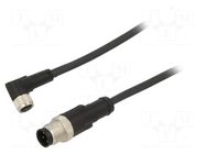 Cable: for sensors/automation; M12,M8; PIN: 3; 1m; plug; 60VDC; 3A LAPP
