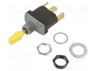 Switch: toggle; Pos: 3; SP3T; Leads: connectors 6,35mm; NT; -40÷71°C HONEYWELL