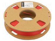 Filament: PLA; 1.75mm; red; 190÷220°C; 200g GEMBIRD