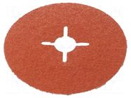 Sanding plate; 125mm; fiber; Granularity: 60 3M