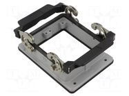 Enclosure for connectors: HDC; size 77.62; for panel mounting ILME