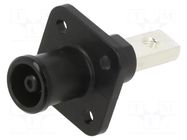 Connector: DC supply; socket; male; PIN: 1; for panel mounting CONNFLY