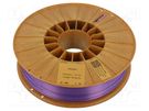 Filament: PLA SILK; 1.75mm; violet; 195÷225°C; 800g ROSA 3D