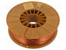 Filament: PLA SILK; 1.75mm; copper; 195÷225°C; 800g ROSA 3D