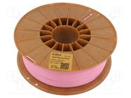 Filament: PLA Pastle; 1.75mm; pink; 185÷225°C; 1kg ROSA 3D