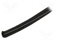 Polyester braid; ØBraid : 4÷5mm; PET,polyester; black; -50÷125°C HELLERMANNTYTON