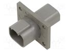 Connector: wire-wire; DT; male; socket; PIN: 4; Type: w/o contacts DEUTSCH