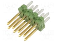 Connector: pin strips; pin header; male; PIN: 8; AMPMODU MOD II TE Connectivity