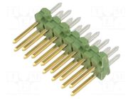 Connector: pin strips; pin header; male; PIN: 14; AMPMODU MOD II TE Connectivity