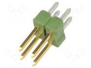Connector: pin strips; pin header; male; PIN: 4; AMPMODU MOD II TE Connectivity