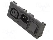 Connector: AC supply; socket; male,female; 10A; 250VAC; IEC 60320 BULGIN