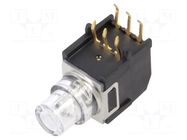 Switch: push-button; Pos: 2; SPDT; 0.1A/32VDC; ON-(ON); IP40; 1GΩ C&K