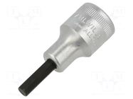 Socket; hex key,socket spanner; HEX 6mm; 1/2"; INHEX STAHLWILLE