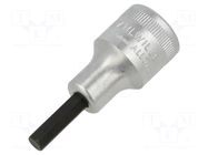 Socket; hex key,socket spanner; HEX 6mm; 1/2"; INHEX STAHLWILLE