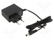 Power supply: switching; mains,plug; 9VDC; 1A; 9W; Plug: EU; 76% ESPE