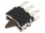 Switch: push-button; Pos: 3; SPDT; 0.01A/5VDC; Illumin: none; ESE24 PANASONIC