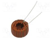 Inductor: wire; THT; 125uH; 2A; 100mΩ; -25÷105°C KEMET