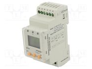 Meter: relay; digital; for DIN rail mounting; LCD; 3 digit SELEC