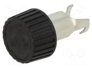 Fuse holder; 10A; on panel; black; 250VAC; UL94V-0; thermoplastic SCHURTER